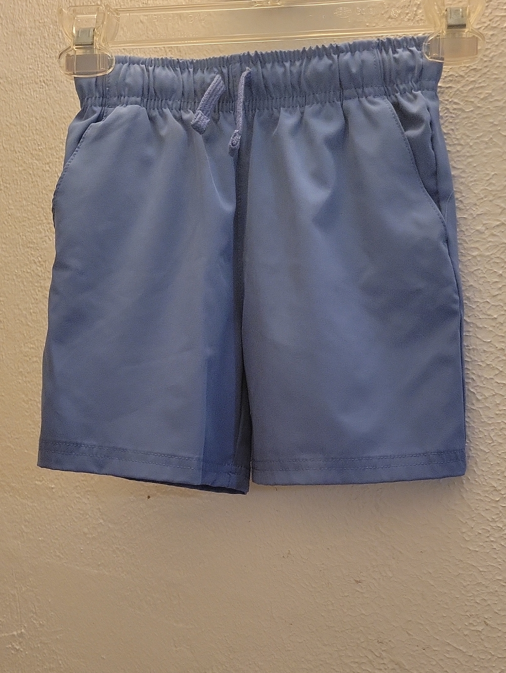 Boys Size 6 Light Blue Elastic Waist Shorts